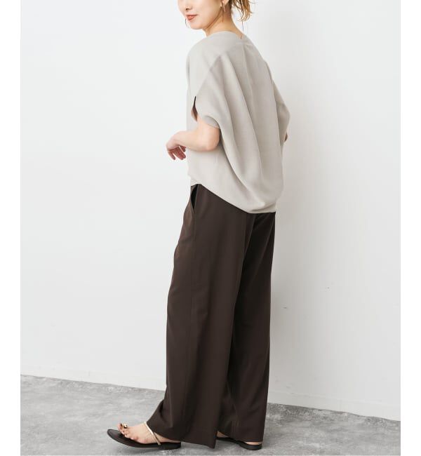 Spick and Span「《手洗い可》CO/PE コンフォートフレンチプルオーバー」|ニット・セーター|