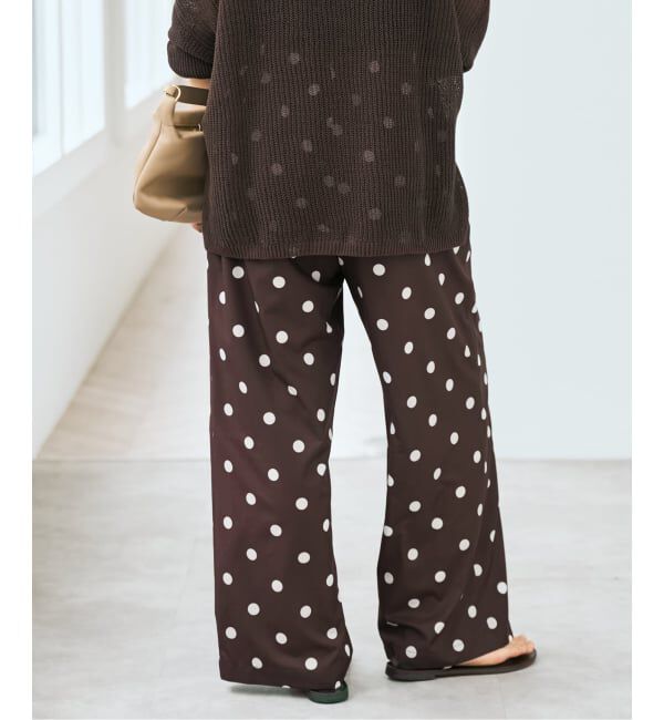 Spick and Span「《一部店舗+WEB限定》ドットプリントイージーパンツ」|その他|