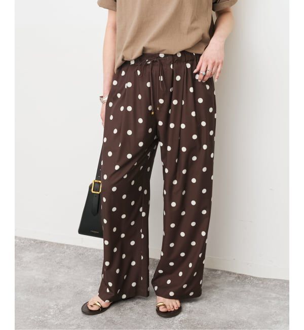 Spick and Span「《一部店舗+WEB限定》ドットプリントイージーパンツ」|その他|