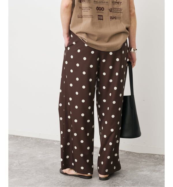 Spick and Span「《一部店舗+WEB限定》ドットプリントイージーパンツ」|その他|
