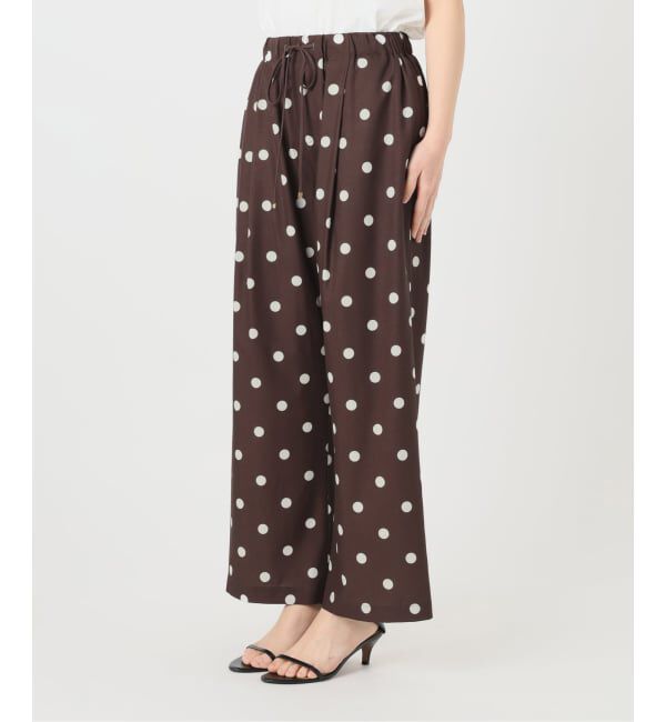 Spick and Span「《一部店舗+WEB限定》ドットプリントイージーパンツ」|その他|