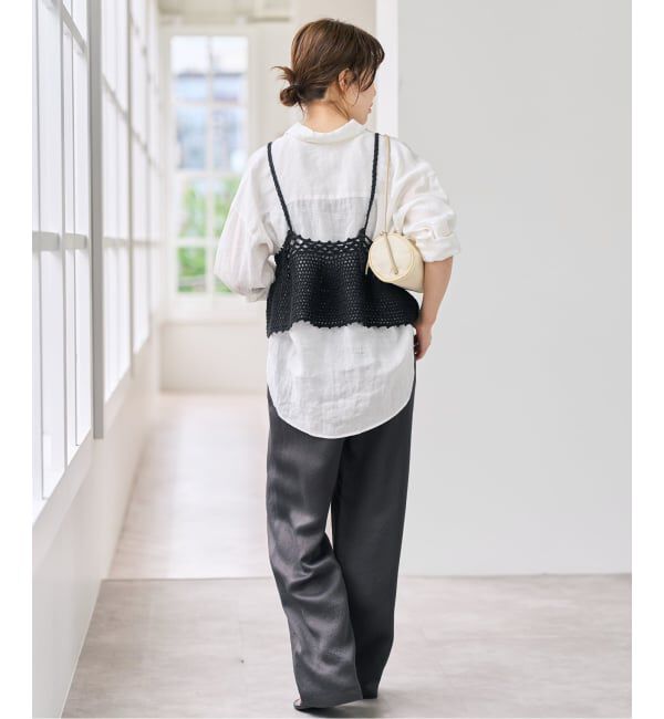 Spick and Span「《追加》クロシェニットキャミソール」|キャミソール|