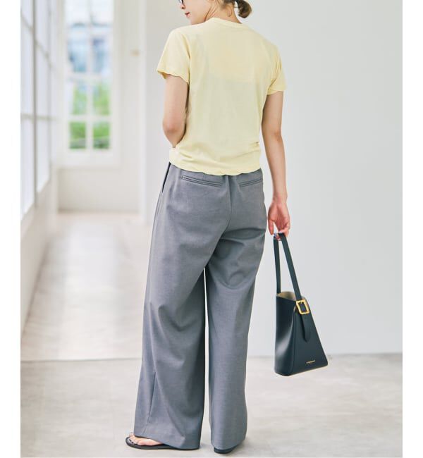 Spick and Span「《新色有り / 追加》ATON/エイトン FRESCA SINGLE JERSEY TIGHT FIT T-SH」|Tシャツ・カットソー|