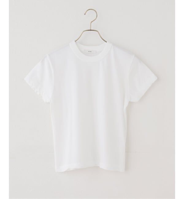 Spick and Span「《新色有り / 追加》ATON/エイトン FRESCA SINGLE JERSEY TIGHT FIT T-SH」|Tシャツ・カットソー|