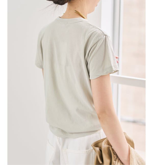 Spick and Span「《新色有り / 追加》ATON/エイトン FRESCA SINGLE JERSEY TIGHT FIT T-SH」|Tシャツ・カットソー|