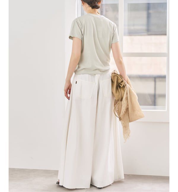 Spick and Span「《新色有り / 追加》ATON/エイトン FRESCA SINGLE JERSEY TIGHT FIT T-SH」|Tシャツ・カットソー|