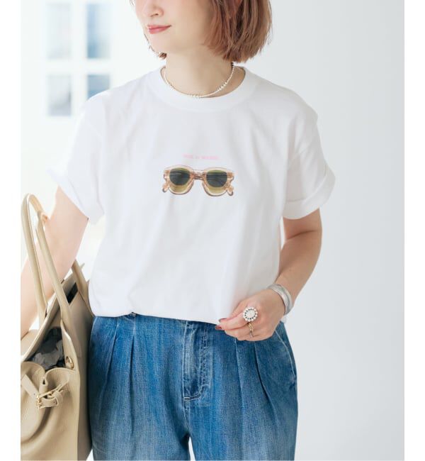 Spick and Span「《追加》ANGE IN DISGUISE/アンジ イン ディスガイズ ROSE et MOUSSE TEE」|Tシャツ・カットソー|
