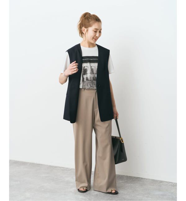 Spick and Span「ドライメッシュツイードベスト」|ベスト・ジレ|