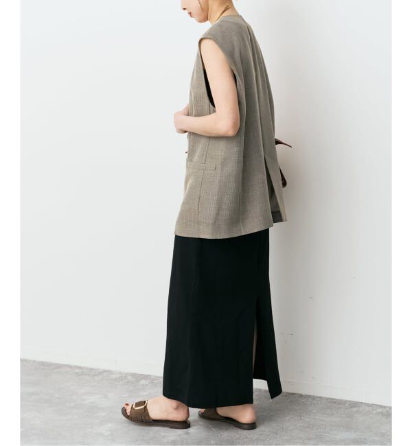Spick and Span「ドライメッシュツイードベスト」|ベスト・ジレ|