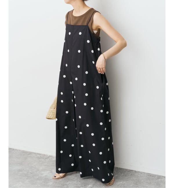 Spick and Span「ドットサロペット」|オールインワン|