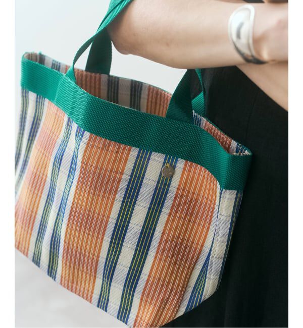 Spick and Span「ne Quittez pas / ヌキテパ Multi Stripe Mesh Small Bag」|ハンドバッグ|