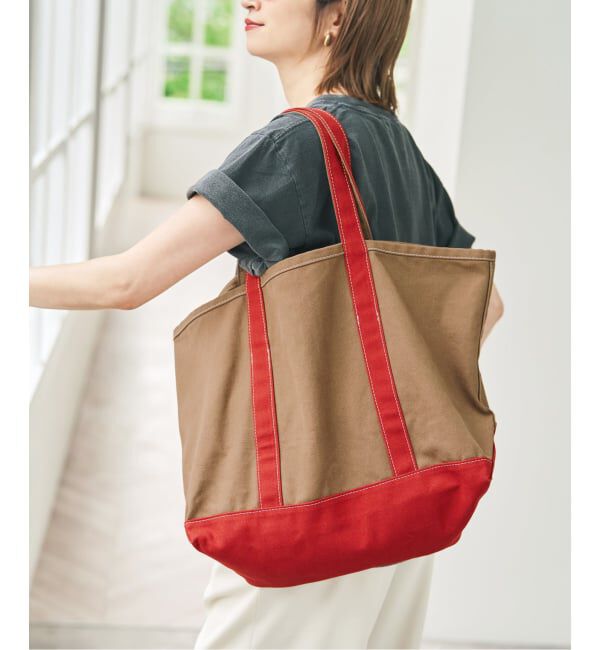 Spick and Span「BIRTHDAYSUIT/バースデースーツ SOLID CANVAS BAG」|トートバッグ|キャメル