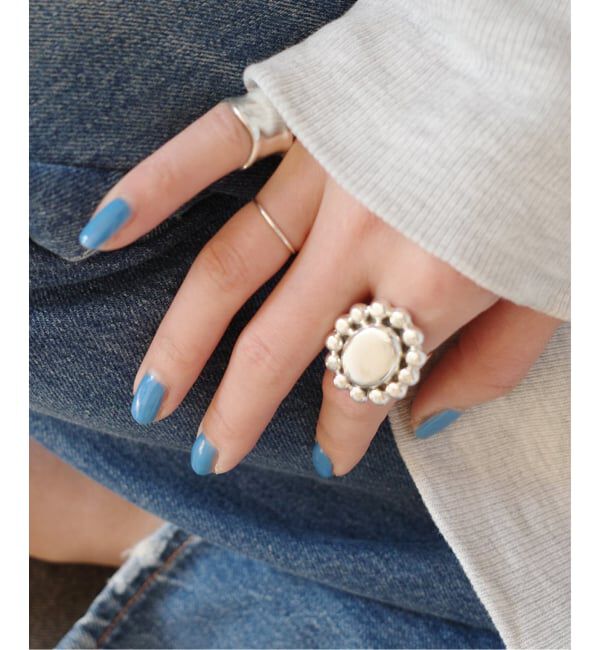 Spick and Span「《追加2》BASENOTES / ベースノート FLOWER RING」|リング|シルバー