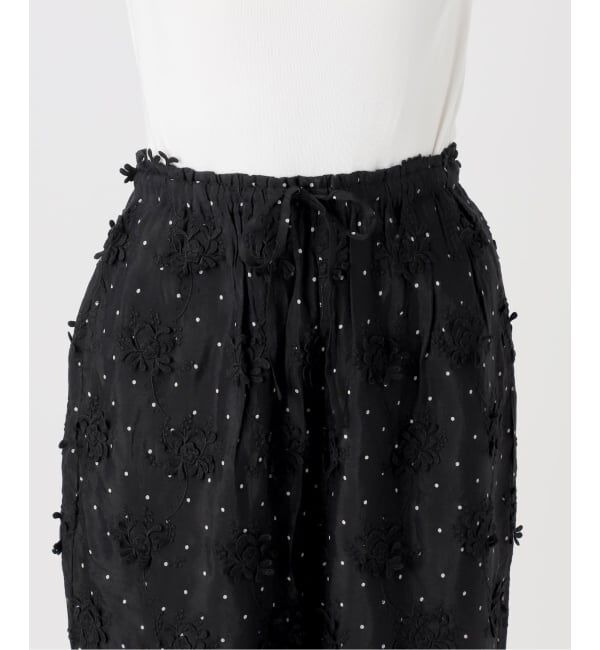 Spick and Span「crinkle crinkle crinkle dot 3D rayon shuntang easy pants」|その他|