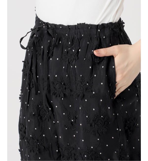 Spick and Span「crinkle crinkle crinkle dot 3D rayon shuntang easy pants」|その他|