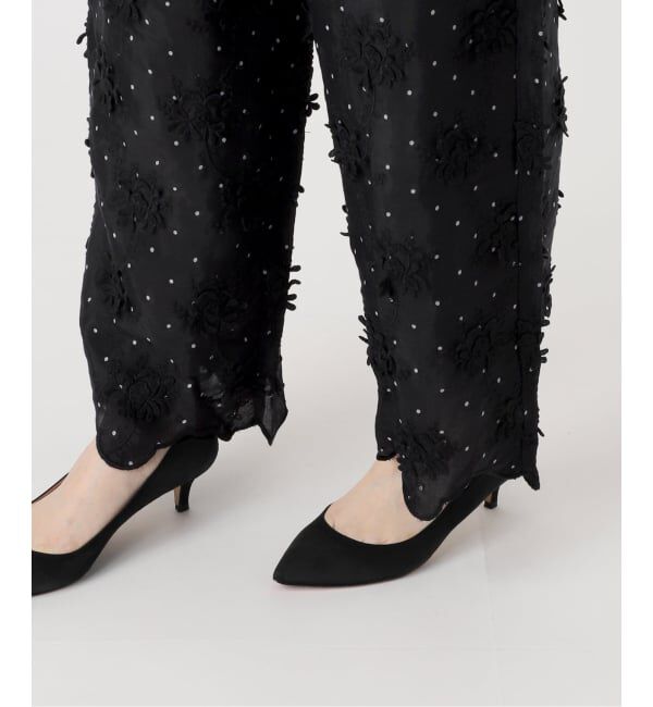 Spick and Span「crinkle crinkle crinkle dot 3D rayon shuntang easy pants」|その他|