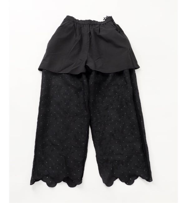 Spick and Span「crinkle crinkle crinkle dot 3D rayon shuntang easy pants」|その他|