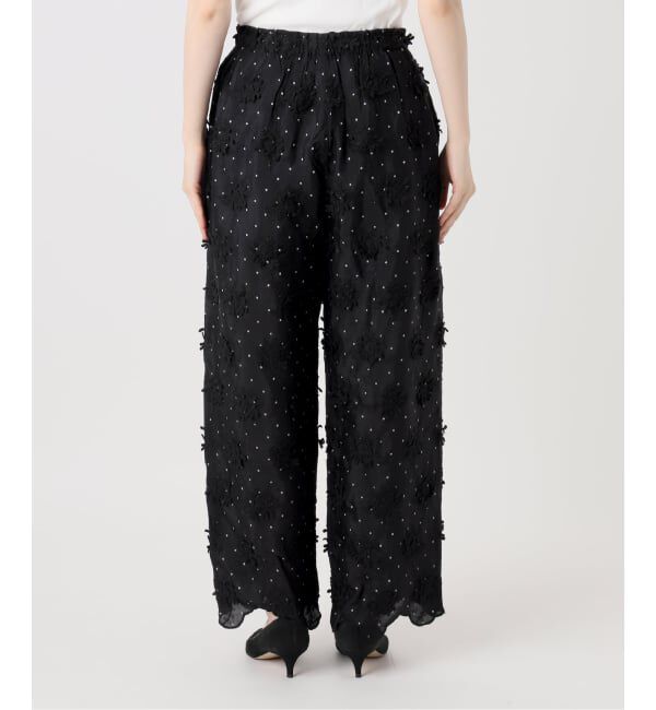 Spick and Span「crinkle crinkle crinkle dot 3D rayon shuntang easy pants」|その他|