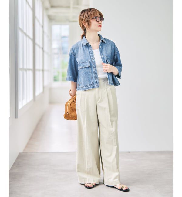 Spick and Span「5 1/2 HALF Sleeve Shirt」|シャツ・ブラウス|