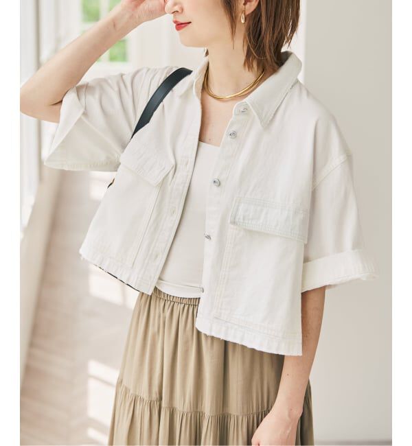 Spick and Span「5 1/2 HALF Sleeve Shirt」|シャツ・ブラウス|