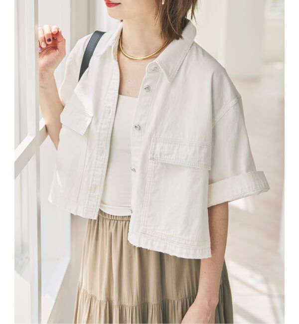 Spick and Span「5 1/2 HALF Sleeve Shirt」|シャツ・ブラウス|