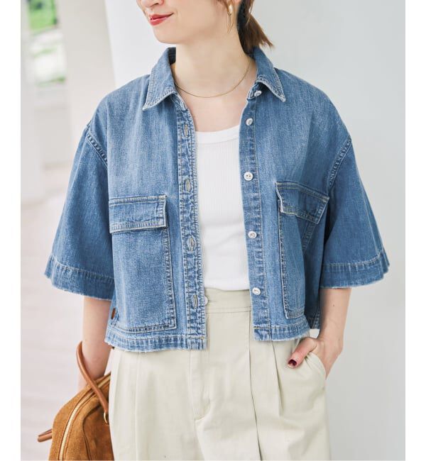 Spick and Span「5 1/2 HALF Sleeve Shirt」|シャツ・ブラウス|