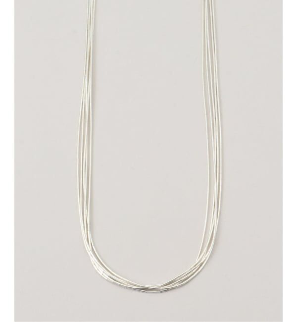 Spick and Span「Native SilverStreams / liquid silver necklace 45cm」|ネックレス|