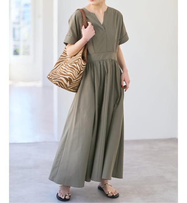 Spick and Span「タイプライタータックワンピース」|ワンピース|