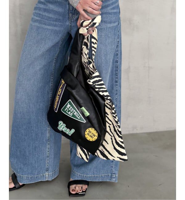 Spick and Span「《WEB限定 / 追加2》Spick&Span SHOPPER BAG*」|トートバッグ|ブラック