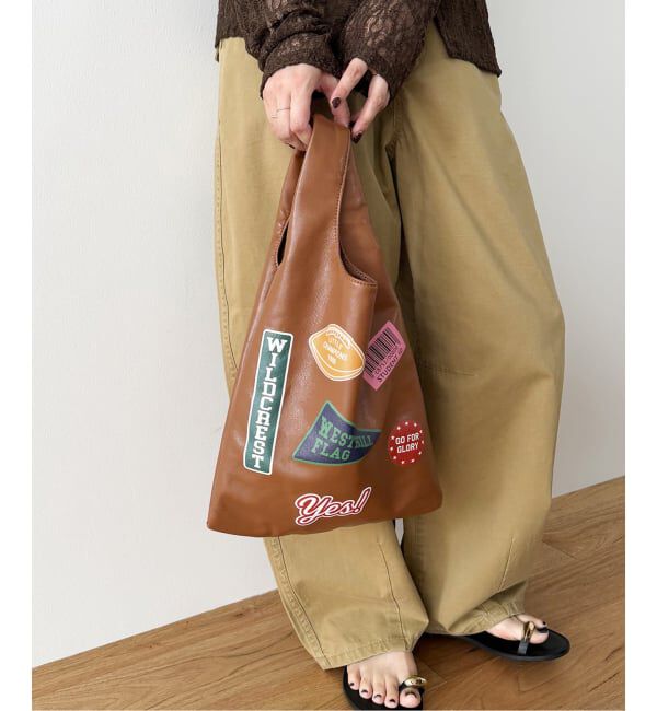 Spick and Span「《WEB限定 / 追加2》Spick&Span SHOPPER BAG*」|トートバッグ|キャメル
