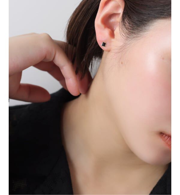 Lilas by Spick&Span「《WEB限定》バイカラー2WAYフリンジピアス K10（両耳）」|ピアス|