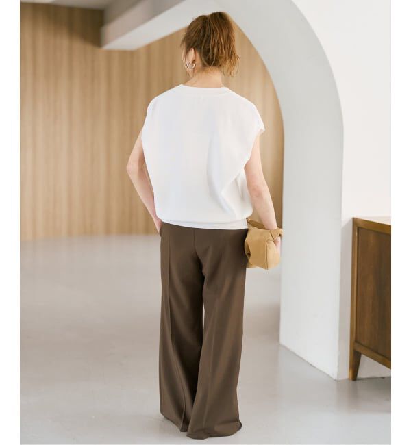 Spick and Span「《WEB限定 / 追加》パールボタンウォッシャブルニットベスト」|ニット・セーター|