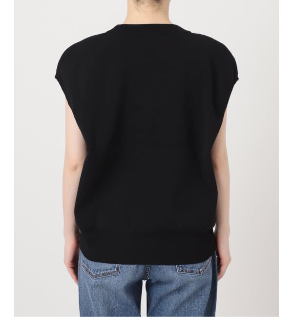 Spick and Span「《WEB限定 / 追加》パールボタンウォッシャブルニットベスト」|ニット・セーター|
