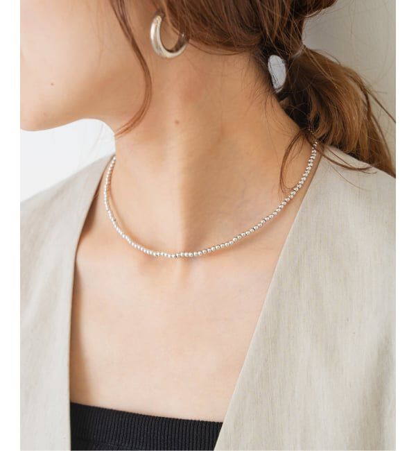 Spick and Span「《追加》ERICKA NICOLAS BEGAY ナバホ パールNC 3mm/40cm」|ネックレス|シルバー