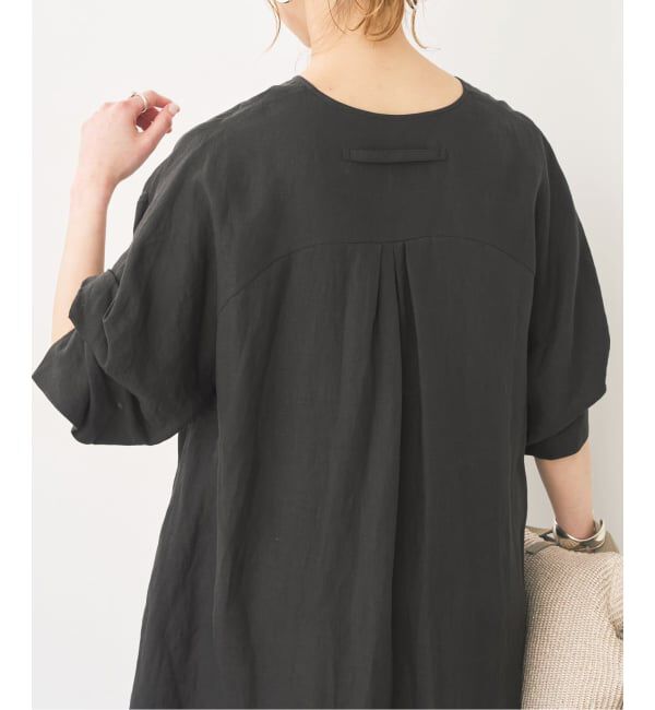 Spick and Span「TICCA リネンツイストスリーブワンピース」|ワンピース|