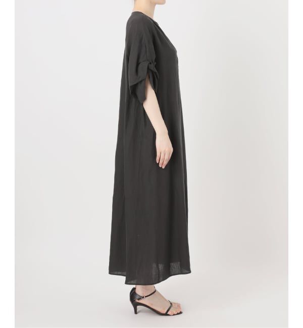 Spick and Span「TICCA リネンツイストスリーブワンピース」|ワンピース|