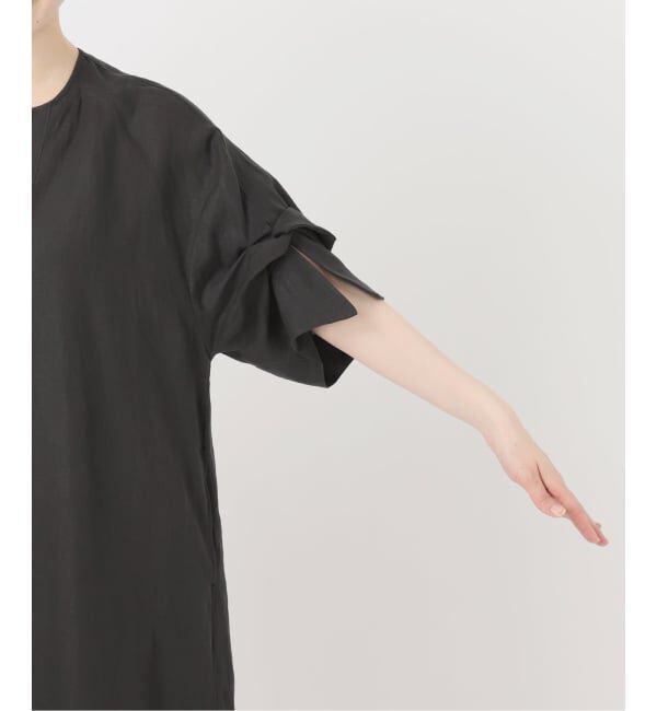 Spick and Span「TICCA リネンツイストスリーブワンピース」|ワンピース|