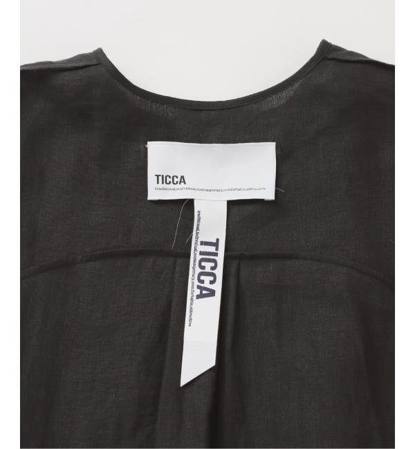 Spick and Span「TICCA リネンツイストスリーブワンピース」|ワンピース|