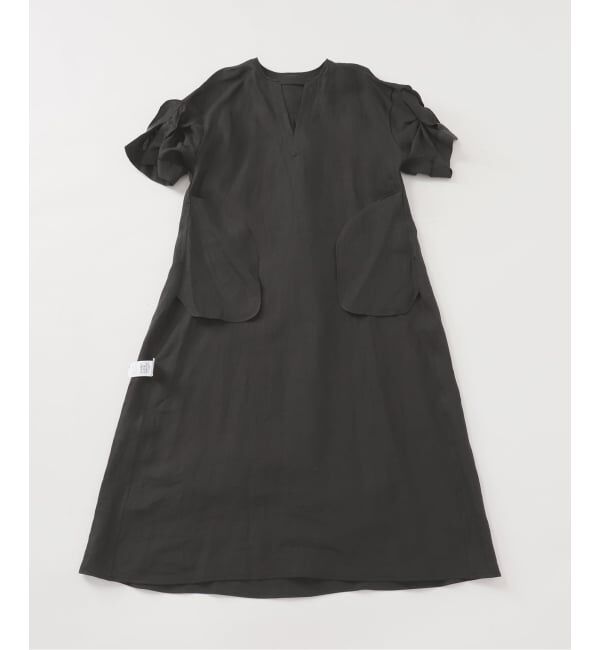 Spick and Span「TICCA リネンツイストスリーブワンピース」|ワンピース|