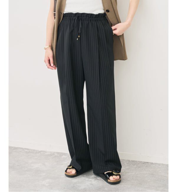 Spick and Span「ドライタッチドロストイージータックパンツ」|スラックス|