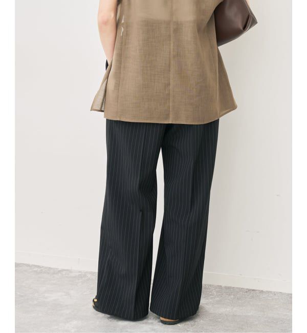 Spick and Span「ドライタッチドロストイージータックパンツ」|スラックス|