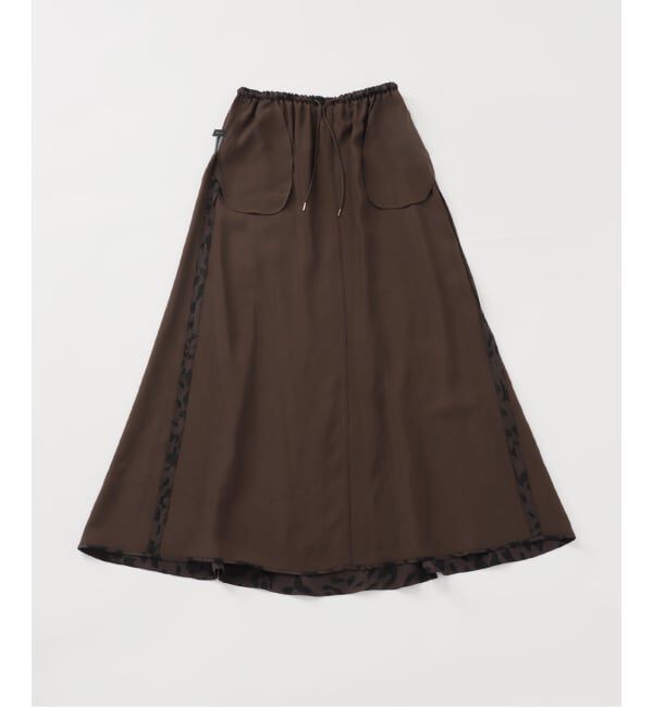 Spick and Span「レオパードサテンイージースカート」|スカート|