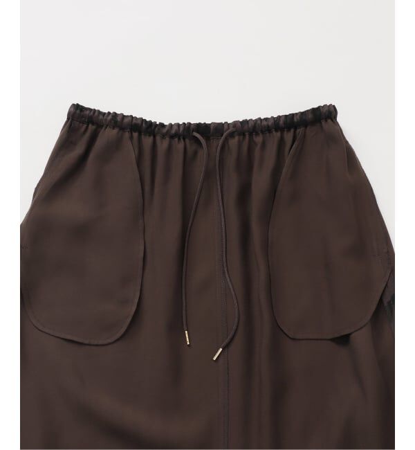 Spick and Span「レオパードサテンイージースカート」|スカート|