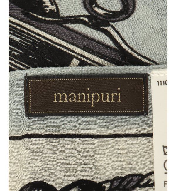 Spick and Span「manipuri / マニプリ 120*120 インドストール ビットバルーン」|ストール|