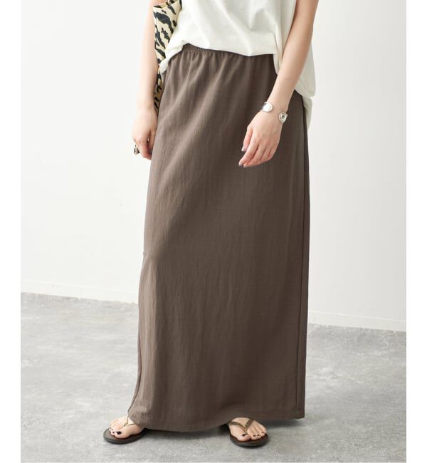 Spick and Span「《セットアップ可》スムースフィールイージースカート」|スカート|