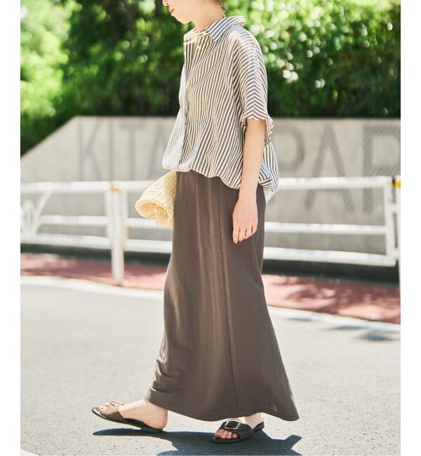 Spick and Span「《セットアップ可》スムースフィールイージースカート」|スカート|