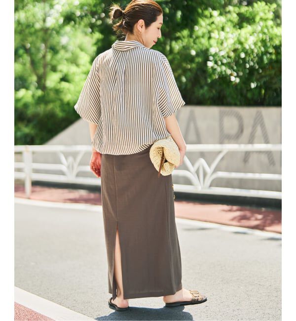 Spick and Span「《セットアップ可》スムースフィールイージースカート」|スカート|
