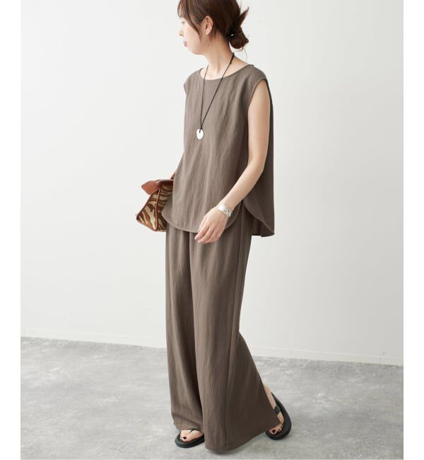 Spick and Span「《セットアップ可》スムースフィールイージースカート」|スカート|