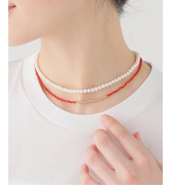 Spick and Span「jour couture / ジュール クチュール 2set Necklace」|ネックレス|レッド