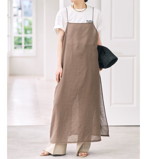 Spick and Span「シアーカラミキャミワンピース」|ワンピース|